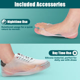 Kutain Upgraded Bunion Corrector for Women & Men, Orthopedic Bunions Correction with Non Slip Big Toe Straighteners, Adjustable Bunion Splint Suitable for Day/Night Feet Bunion Relief (2PCS)