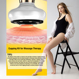 shuredross Handheld Cellulite Massager-Cupping Kit for Massage Therapy,Cupping Machine,Cellulits Massager with 12 Suction Modes, Rechargeable&Cordless varially Anti Cellulites Massagers（White
