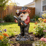 Tabletop-4.8in,Gnomes,Military Gnome,Gnome Gifts,Garden Gnome,Gifts for Men