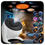 FlyLily Galaxy Projector for Bedroom, 13 in 1 Planetarium Star Projector with Solar System & Constellation, 360° Rotating Galaxy Light Projector, Space Night Light Projector for Kids Adults Gifts