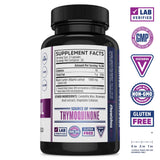 ZHOU Black Seed Oil Capsules - Black Cumin Seed Oil Cold Pressed, Nigella Sativa, Pure Unrefined Blackseed, Premium Supplement for Health, Hair & Skin w/Thymoquinone - 60 Capsules (Pack of 1)