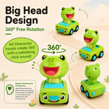 stargo Press to Go Car Toys, Montessori Toys for 1 Year Old Boy Gifts