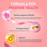 Airboy Feminine Balance Gummies - Pineapple Gummies for Women PH - Feminine Probiotics Gummy - Immune Support, Vaginal Flora Balance - 60 Gummies