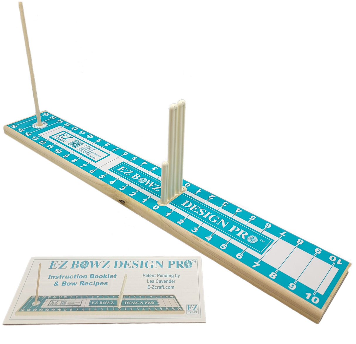 E-Z Bowz Design Pro Bow Maker - Easy Ribbon Bowmaker Gift Large Bow Maker - Perfect for Christmas Decor Wreaths and Hair Bows