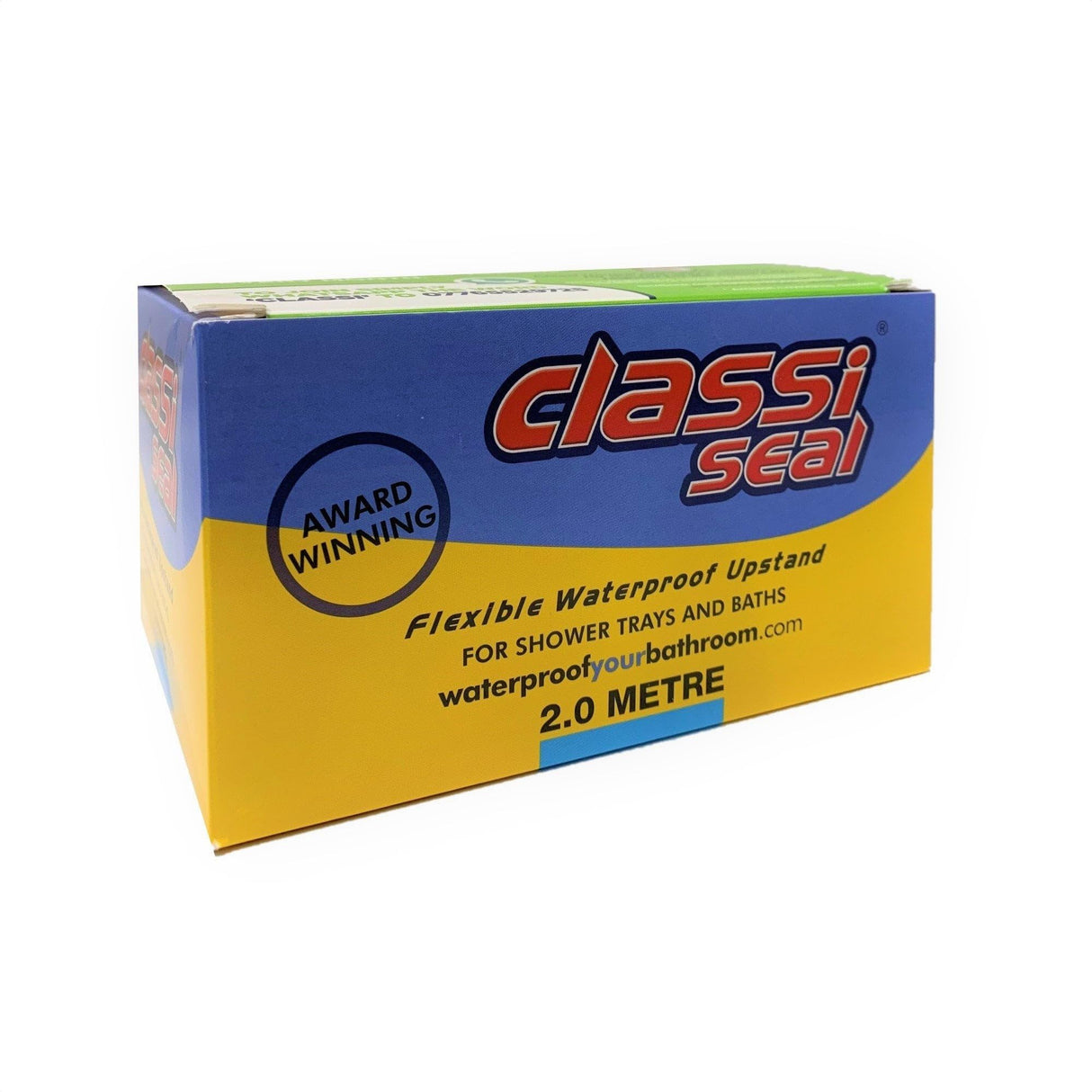 Classi Seal 2m self adhesive flexible waterproof upstand for baths & shower trays