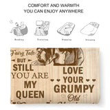 CENSIHER Gift for Wife from Husband to My Wife Blanket Wedding Anniversary Romantic Gifts for Women Birthday Christmas Valentine's Mother's Day Healing Thoughts Blanket Presents for Her