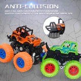 taessv Monster Truck Toys - Friction Powered Toy Cars Push and Go Vehicles for Toddlers Kids Best Christmas Birthday Party Gift for Boys Girls Aged 3 and Above 4-Pack