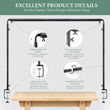 WellSign Over The Table Rod Stand with Clamps Adjustable Table Arch Frame