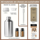 HIQILI Cinnamon Essential Oil for Candle, Spary & Diffuser - 100% Pure Natural - Indoor and Outdoor