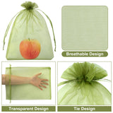 Unves Fruit Protection Bags, 12" x 16" Fruit Tree Netting Mesh Bag, 50 Pcs