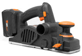 WEN Cordless Planer, Brushless with 3-1/4-Inch Blade, 20V Max 4.0 Ah Lithium-Ion Battery and Charger (20653)