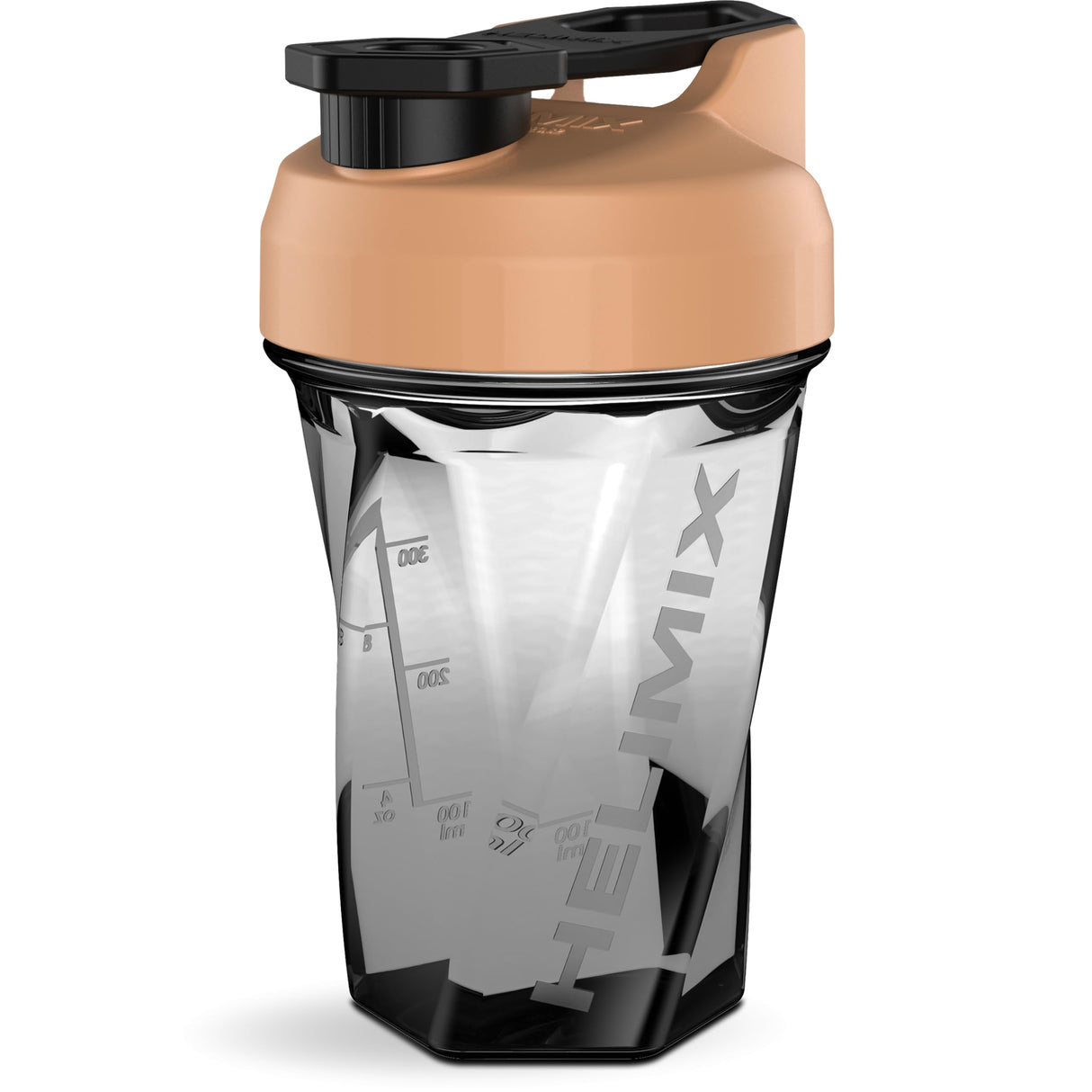HELIMIX 1.5 Vortex Blender Shaker Bottle Holds Upto 20oz | No Blending Ball or Whisk | USA Made | Portable Pre Workout Whey Protein Drink Shaker Cup | Mixes Cocktails Smoothies Shakes | Top Rack Safe