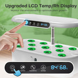 Ahopegarden Hydroponics Growing System: 12 Pods with Smart Env.Detection