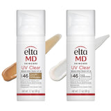 EltaMD UV Clear, UV Clear Tinted Duo Kit, Face Sunscreen SPF, Tinted and Untinted Broad Spectrum Protection for Sensitive Skin