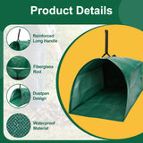 NIGOOLATA 72 Gallon Leaf Collector, Yard Waste Bags, Lawn Leaf Bags, 1 Pack
