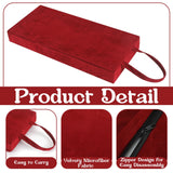 Colingmill Personal Prayer Kneeler Pad 18 3/4 Inch Christian Kneeling Pillow Microfiber and High Density Foam Personal Religious Prayer Kneeler Pad Pillow Bench for Kneeling Christian Gift(Burgundy)