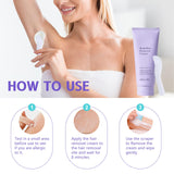 1PCS Body Hair Removal Cream for Sensitive Skin - Painless & Gentle Depilatory Cream with Spatula Applicator, Unisex Body & Skincare.