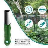 25 Pack Garden Stakes 4FT (48 Inch), Heavy Duty Steel Tomato Stakes with Plastic Coating, Plant Support Stakes for Outdoor Climbing Plants, Vegetables, Beans, Potted Plants & Garden Use