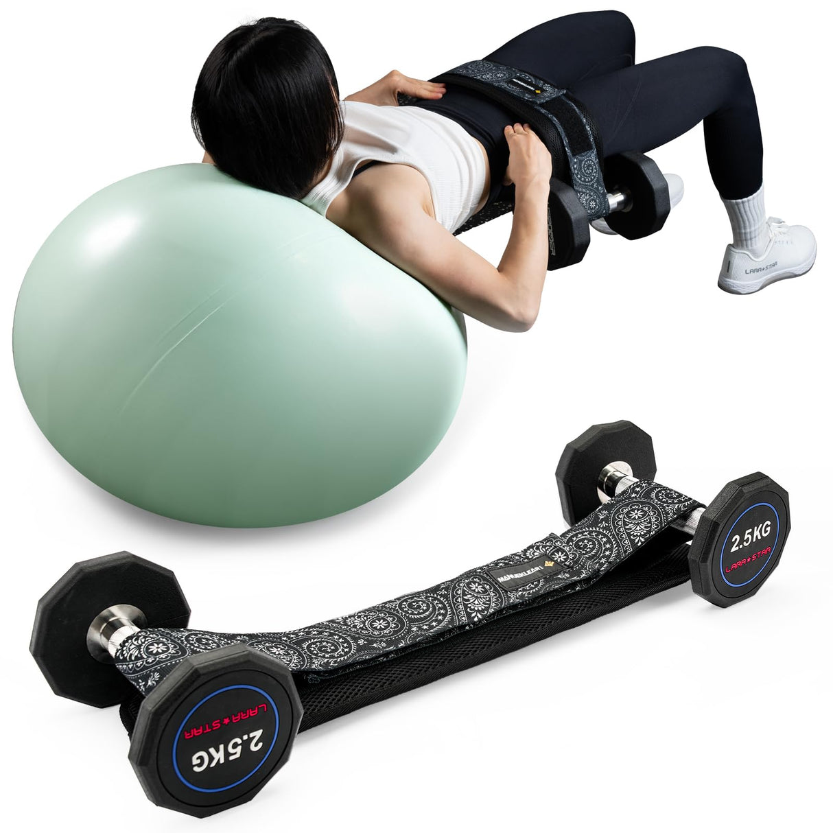 MANUEKLEAR Hip Thrust Belt for Women Glute Training, Booty Belt for Hip Thrust Workout, Hip Thrust Belt for Gym Essentials Women