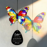 Sister Gifts from Sisters, Sister Birthday Gift from Sisters, Gift for Sisters Birthday, Sisters Present from Sis Brother, Sis Wind Chimes, Best Sis Ever Presents for Christmas, Mothers Day