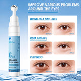 Tantea Under Eye Cream Anti-Aging | 6 in 1 Collagen Anti-Wrinkle Eye Cream - Peptides, Bakuchiol, Centella - Wrinkles | Fine Lines | Dark Circles | Puffiness | Natural Retinol Alternative, 0.68 fl.Oz