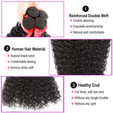 10A Water Wave Bundles with Closure (16 18 20 +14) Wet and Wavy Brazilian Virgin Human Hair 3 Bundles with 4x4 Lace Closure with Baby Hair Free Part 1B# Curly Wave Human Hair Extensions