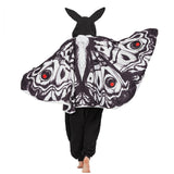 MORNINGFLY Mothman Onesie Pajamas Mothman Costume Adult Halloween Onesie Christmas Cosplay Unisex Party Costume