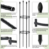 Tomato Cages for Garden Sturdy Metal Plant Stakes SupKing 2 Pack 47 Inch Tall Adjustable Heavy Duty Plant Support Cage Trellis for Outdoor Climbing Rose Vegetables Plants Flowers Comes 20 Twist Ties