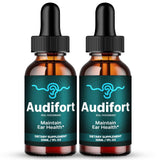 Audifort Tinnitus Drops, Official Audifort Tinnitus Relief for Ringing Ears, Advanced Ear Health Support Supplement Liquid Drops All Natural for Healthy Ringing Ear, Audi Fort Dropper Reviews (2 Pack)