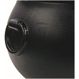 Union Products Black 16 Inch Spooky Witch Cauldron for Indoor and Outdoor Halloween Decoration and Trick or Treat Candy Container, Black