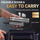 Hair Blow Dryer, QUICO 120-240V Global Dual Voltage Hair Dryers for Women, 5X Faster 120000 RPM BLDC Blow Dryers, 500 Million Negative Ions, High-Speed Mini Hair Dryer, Cold/3 Heating/3 Speed Settings