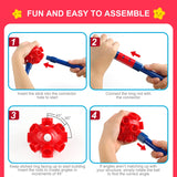 Fort Building Kit for Kids,STEM Construction Toys, Christmas & Birthday Gift for 4 5 6 7 8 9 10 11 12 Years Old Boys and Girls,Ultimate Creative Set for Indoor & Outdoors Activity,140 Pcs,Original