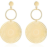 Alofisher Simple Gold Dangle Earrings Boho Drop Earrings for Women