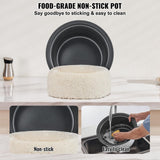 VEVOR Commercial Rice Cooker, 40-Cup Rice Cooker, 8.45 Qt / 8 Liter Large Rice Cooker and Warmer with Nonstick Inner Pot, Fast Cooking and 24-Hour Keep Warm, with Rice Cup and Paddle, for Restaurant