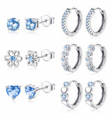 YADOCA 𝟵𝟮𝟱 𝗦𝘁𝗲𝗿𝗹𝗶𝗻𝗴 𝗦𝗶𝗹𝘃𝗲𝗿 Earrings for Girls Women
