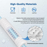 PUREPLUS 5 Micron 10"x2.5" Whole House String Wound Sediment Filter for Well Water, Replacement Cartridge for Universal 10 inch RO System, WP-5, Aqua-Pure AP110, CFS110, Culligan P5, WFPFC4002, 4Pack