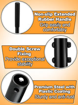 Acostop Heavy-Duty Steel Tamper, 10"x10"