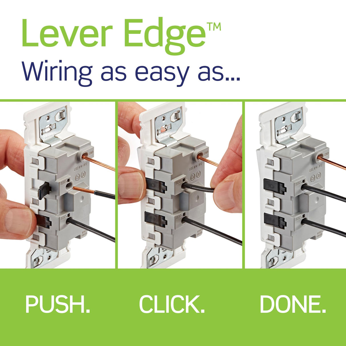 Leviton Lever Edge 15 Amp Single Pole Rocker Switch, 10-Pack, E5601-MW, White