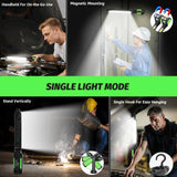 Sylsmart Rechargeable Mechanic Light, 2-in-1 Magnetic Light Bar with Motion Sensor, 2400LM Underhood Work Lights for Mechanics, for Automotive Repair, Inspection, Garage, Emergency
