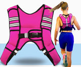 Gymnastics Power - Weighted Vest 6LB, 8LB, 10LB, 15LB, 25lb, 35lb, 45lb, 60lb Removable Iron Weights for Men and Women Workout for Calisthenics and Fitness Sport Training (Pink, 6 LB)