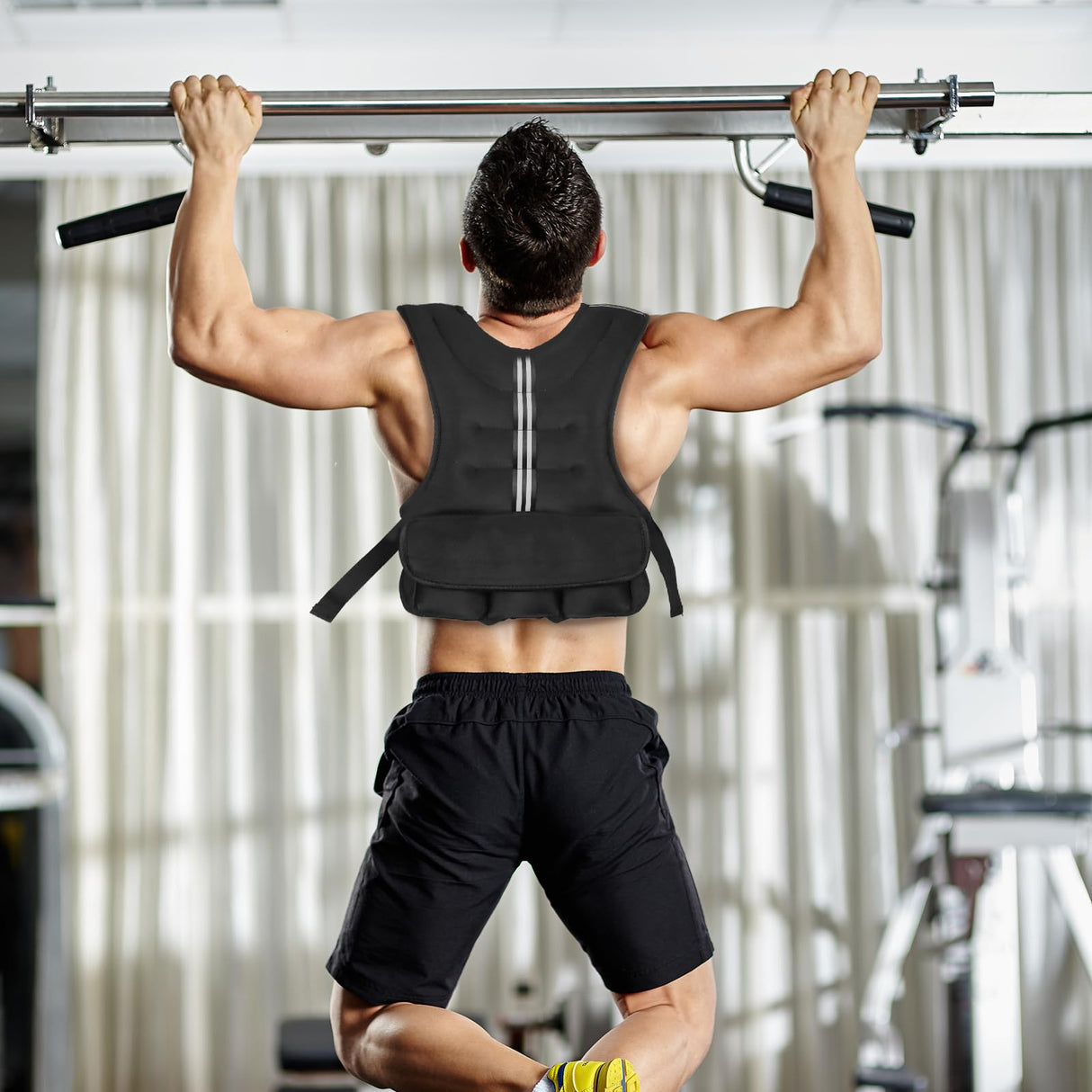 Henkelion Adjustable Weighted Vest for Men Women Weights Included, 11-20lbs Body Weight Vests Adjustable for Running, Training Workout, Jogging, Walking