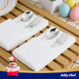 JOLLY CHEF 600 Pack Bathroom Paper Napkins Disposable Guests Hand Towels