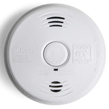 Kidde Smoke and Carbon Monoxide Detector Alarm with Voice Warning | Hardwired w/10 Year Lithium Battery Backup | Interconnectable | Model # i12010SCO, White