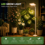 LED Grow Lights for Indoor Plants with Stand for Floor and Tabletop, Full Spectrum Plant Lights for Indoor Growing with Timer 4H/8H/12H, Grow Light with 3 Lighting Mode & 10 Dimmable Brightness.