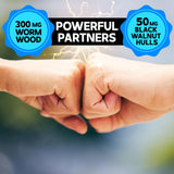 DEDICAD Premium Wormwood Extract Capsules - 5 Month Supply for Digestive, Immune - 12 Herbs Blended with Black Walnut Leaves, Ginger, Turmeric & More - 150 Counts