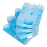 Amazon Basics Reusable Hard Sided Ice Packs for Lunch Boxes, Stay Cold, No Leak, BPA Free, Rectangular, 6.5" x 4.3" x 1.2", Blue, 4-Pack