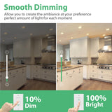 DEGNJU BR30 LED Bulb, Dimmable Flood Lights Indoor CRI80 7W Equivalent 65W 2700K Soft White 650 Lumens, 15000 Lifetime Hours Recessed Light Bulbs, Interior E26 Base LED Can Light Bulbs, 6 Pack