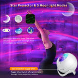 Star Projector Galaxy Projector for Bedroom, White Noise Bluetooth Speaker Northern Lights Projector, Suitable Gaming, Home Theater, Adult, Christmas Mood Night Light