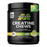 MuscleTech Creatine Chews - Creapure Monohydrate Supplement for Muscle Recovery, Muscle Builder & Energy Boost - Pre Workout Supplement for Men & Women - 90 Chewable Candies, Citrus Burst