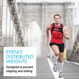 Aduro Sport Weighted Vest Workout Equipment, 4lbs/6lbs/12lbs/20lbs/25lbs Body Weight Vest for Men, Women, Kids (6 Pounds (2.72 KG))